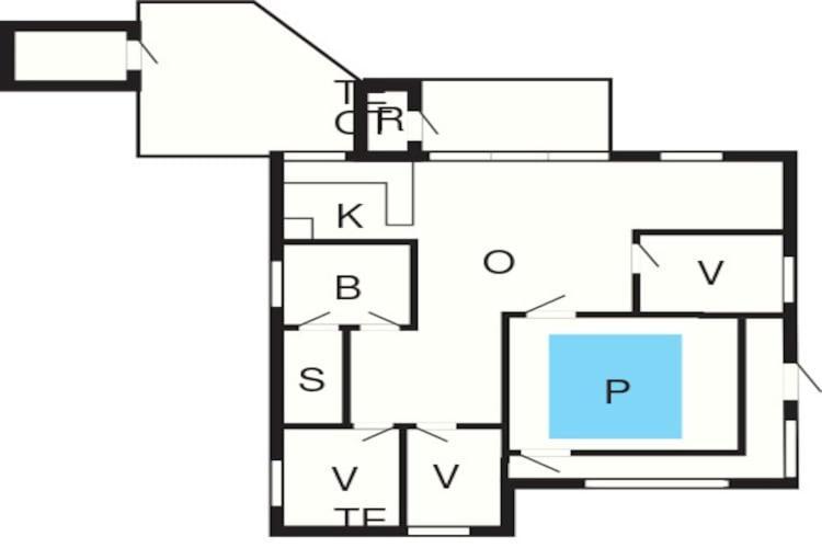 7 Person Holiday Home In Rsted Kare 外观 照片